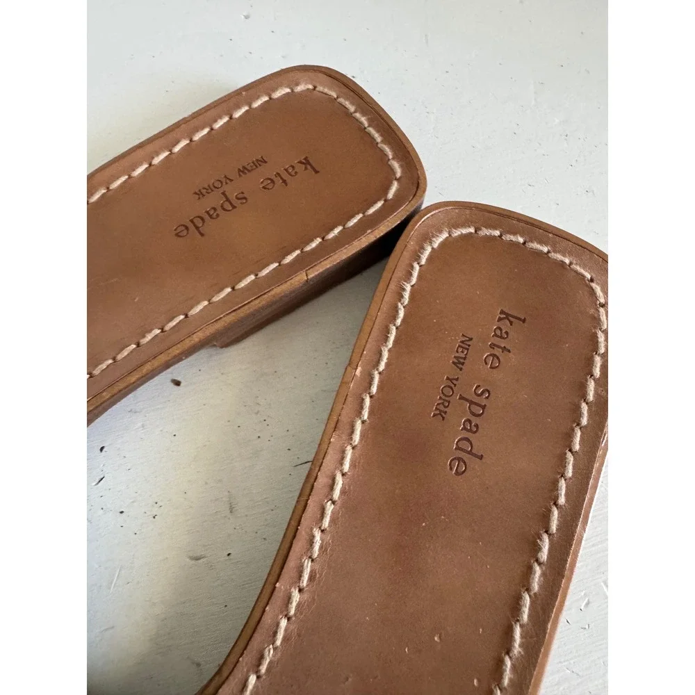 Kate Spade Alex‎ flat slide sandals size 9B